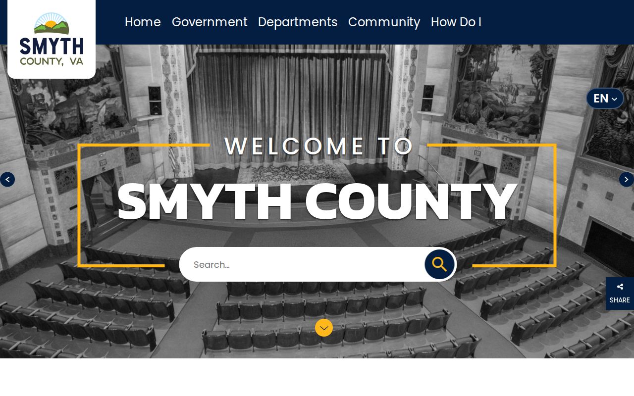 Official Smyth County government directory for criminal record offices