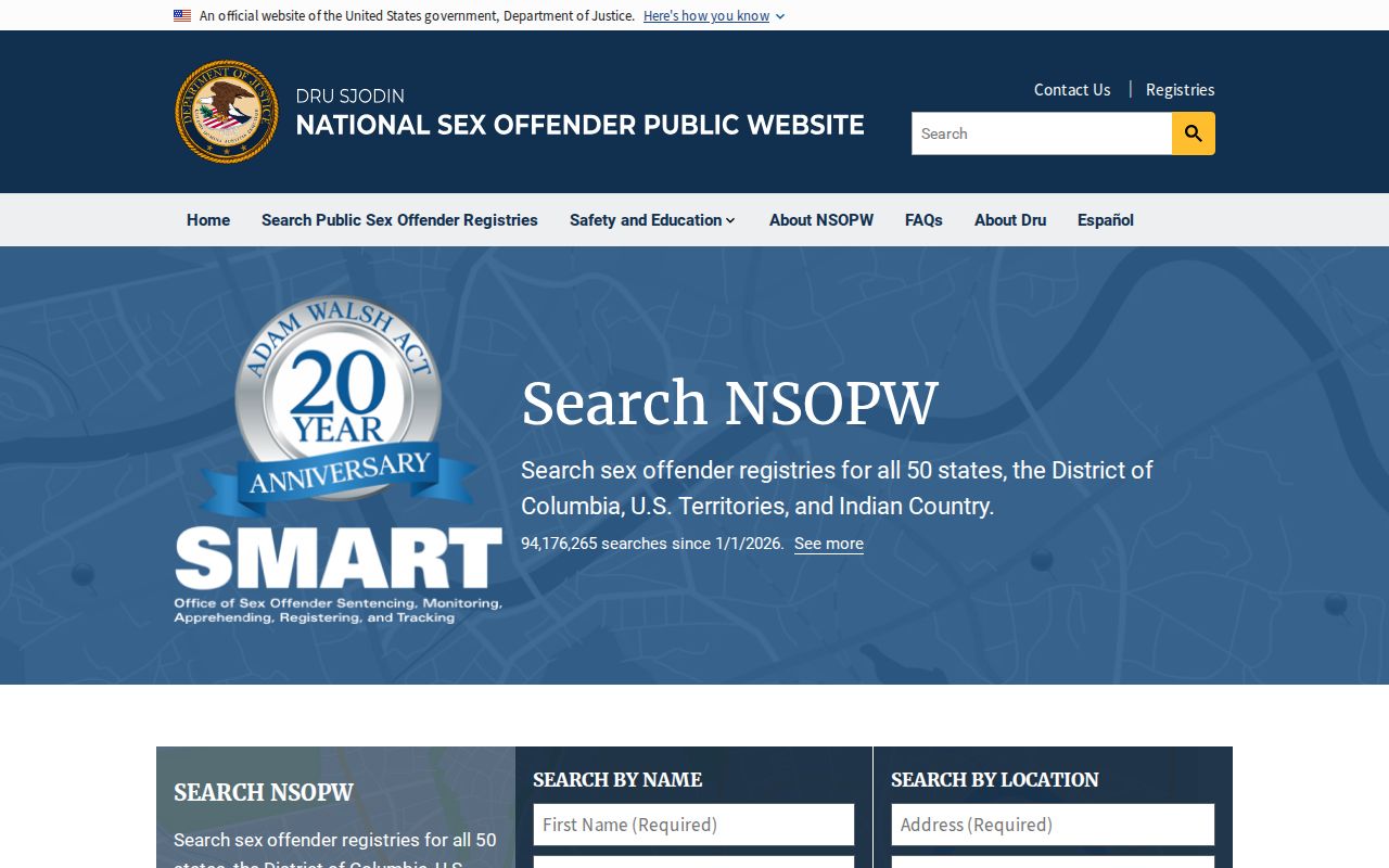 Smyth County sex offender lookup through the national NSOPW search